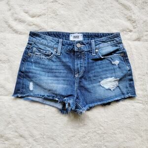 Anthro Paige Distressed Raw Hem Daryn Shorts